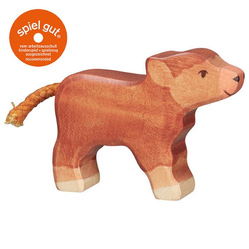 Holztiger 80557 Schottisches Hochlandkalb, klein, Higland cattle, small
