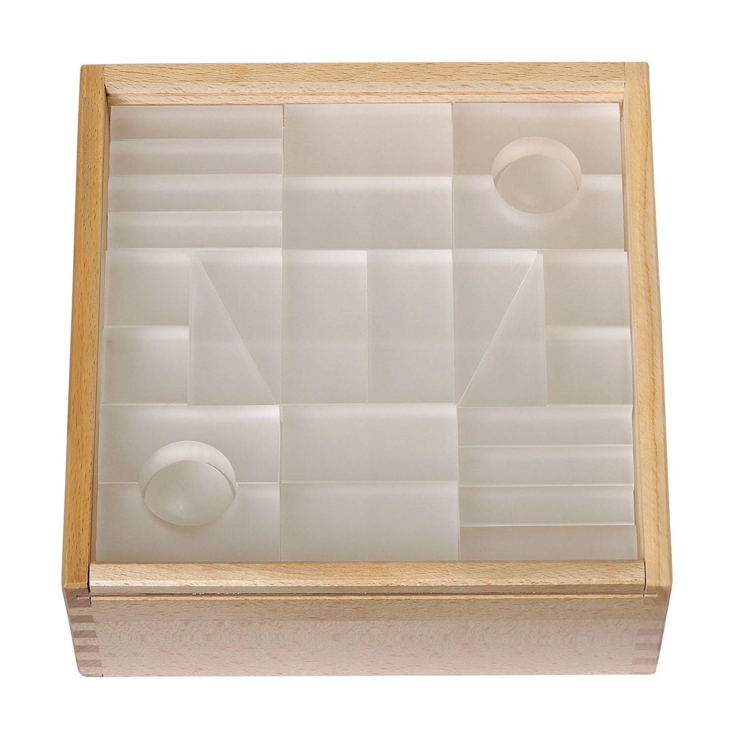 Dusyma Lumi Translucent Building transparent in wooden box 103163