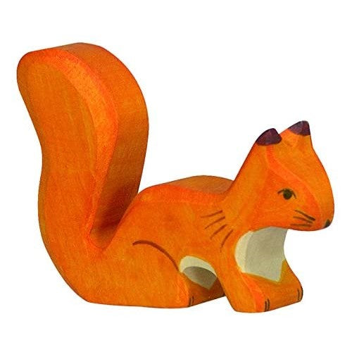 Holztiger 80107 Squirrel yellow sitting