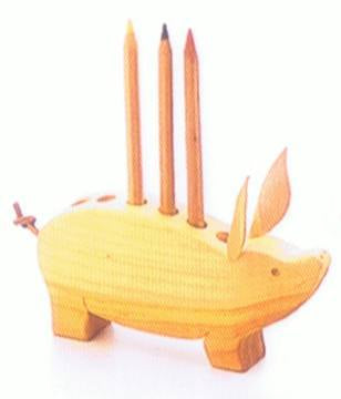 Dreiblaetter Pencilholder Pig