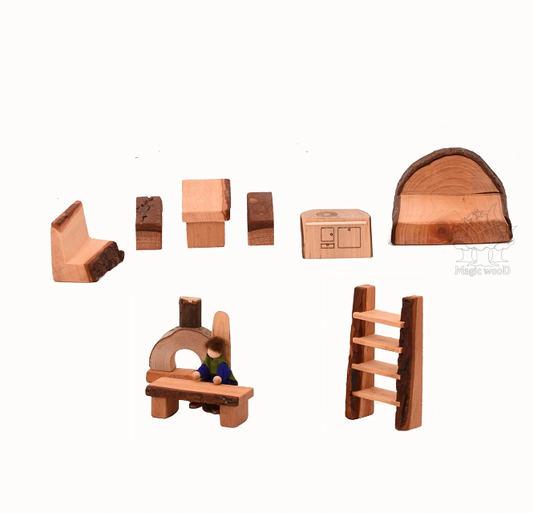 Magic wood furniture set for Shire home SH set