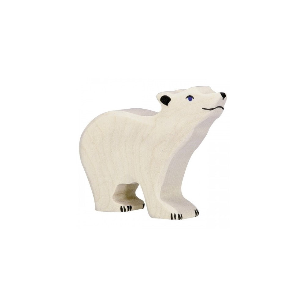 Holztiger 80209 Polar bear small head up