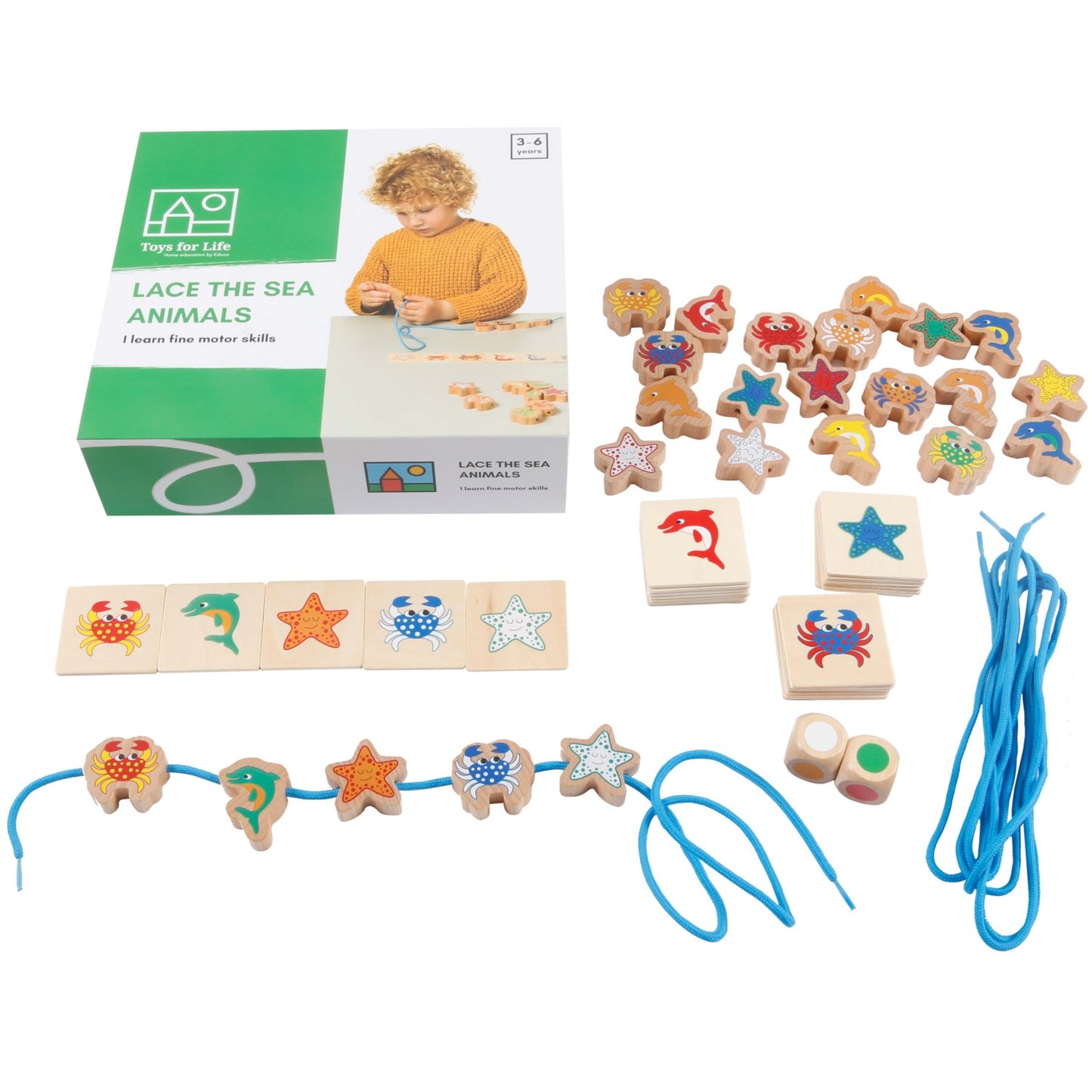 Toys for Life Lace the sea animals