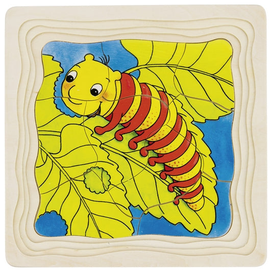 Goki Layer Puzzle caterpillar 57523