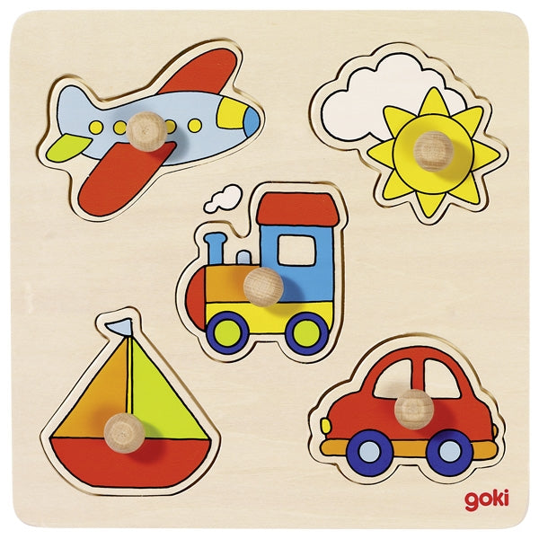 Goki lift-out puzzle 4 assorted set 57545