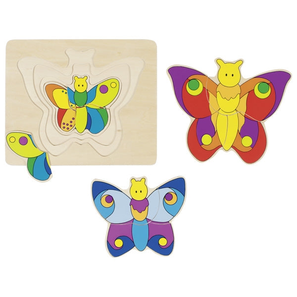 Goki Layer Puzzle butterfly 57899