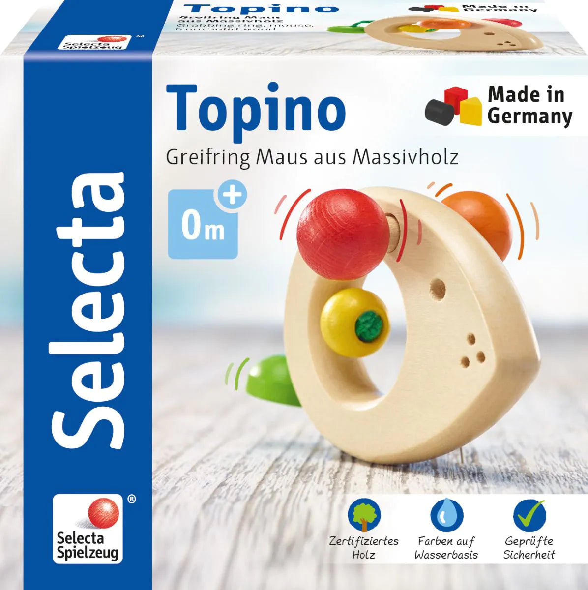 Selecta Topino, Maus-Greifling, 8 cm 61030