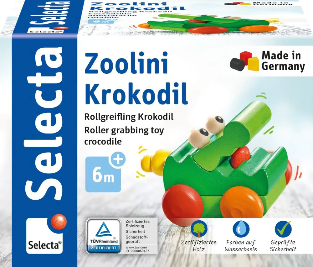 Selecta Zoolini Krokodil, 8 cm 61040