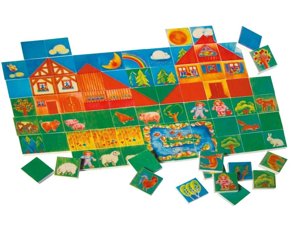 Selecta Varialand, Legespiel, 80 Teile 63021