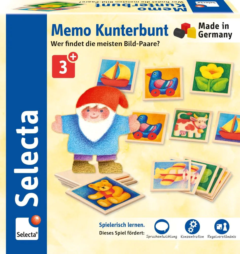 Selecta Memo Kunterbunt, 36 Teile 63017