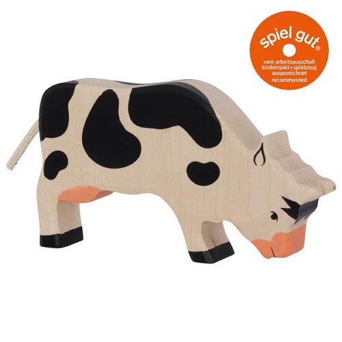 Holztiger 80002 Cow, grazing, black