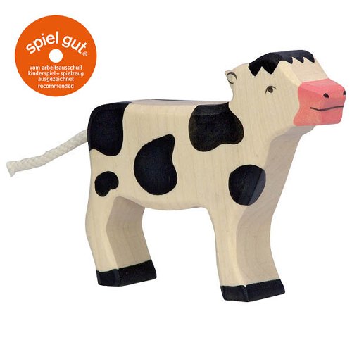 Holztiger 80005 Calf, standing, black