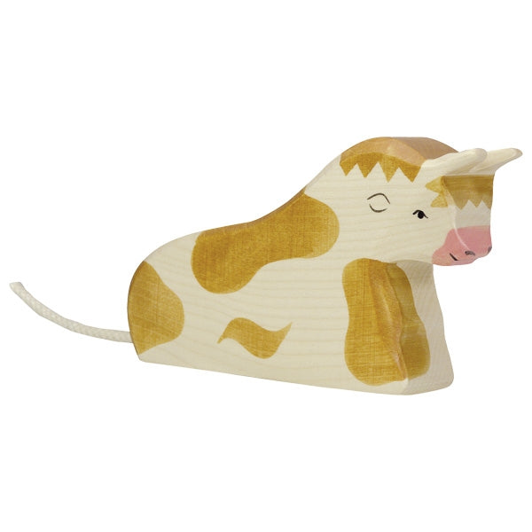 Holztiger 80008 Bull, lying, brown