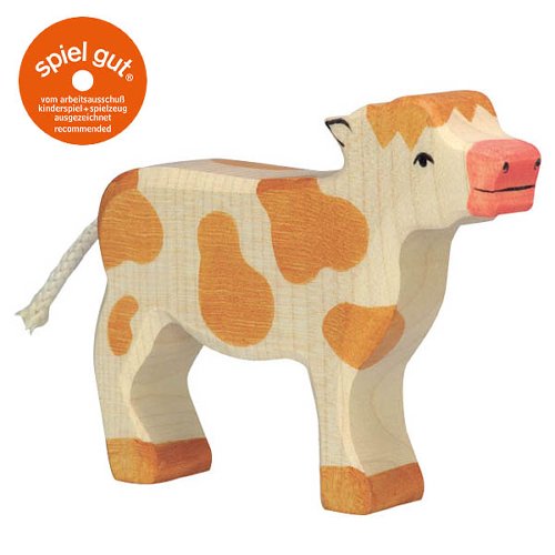 Holztiger 80012 Calf, standing, brown