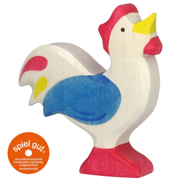 Holztiger 80015 Rooster, blue