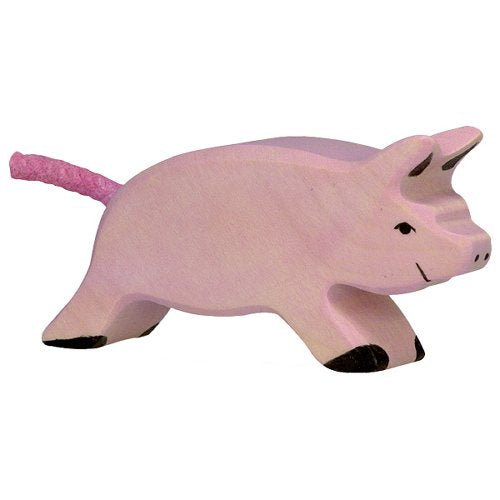 Holztiger 80067 Piglet, running