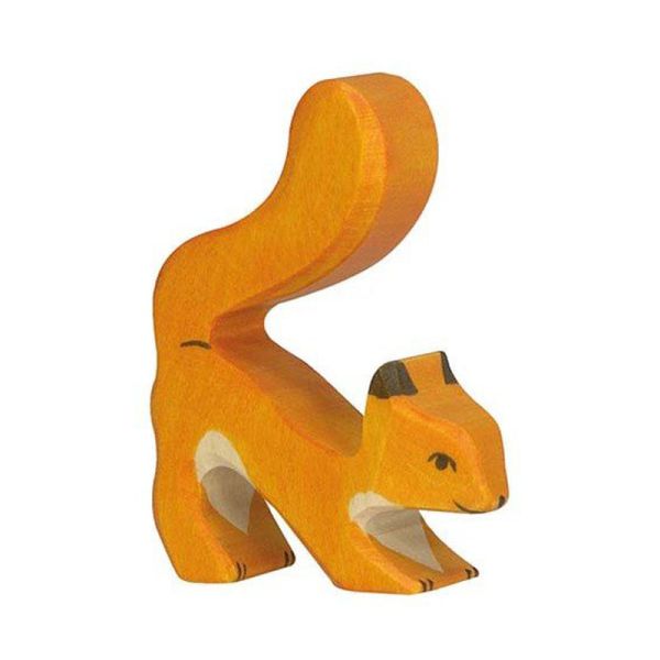 Holztiger 80105 Squirrel yellow standing