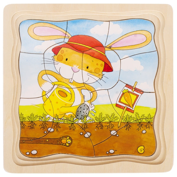 Goki Layer Puzzle vegetable patch 57495