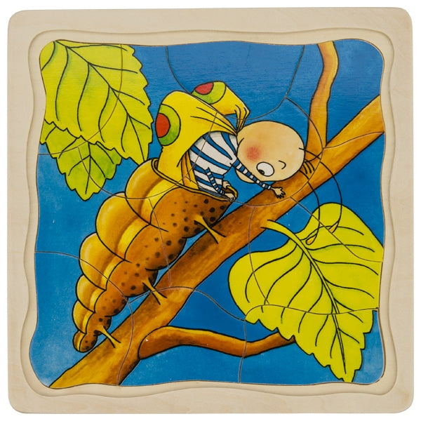 Goki Layer Puzzle caterpillar 57523