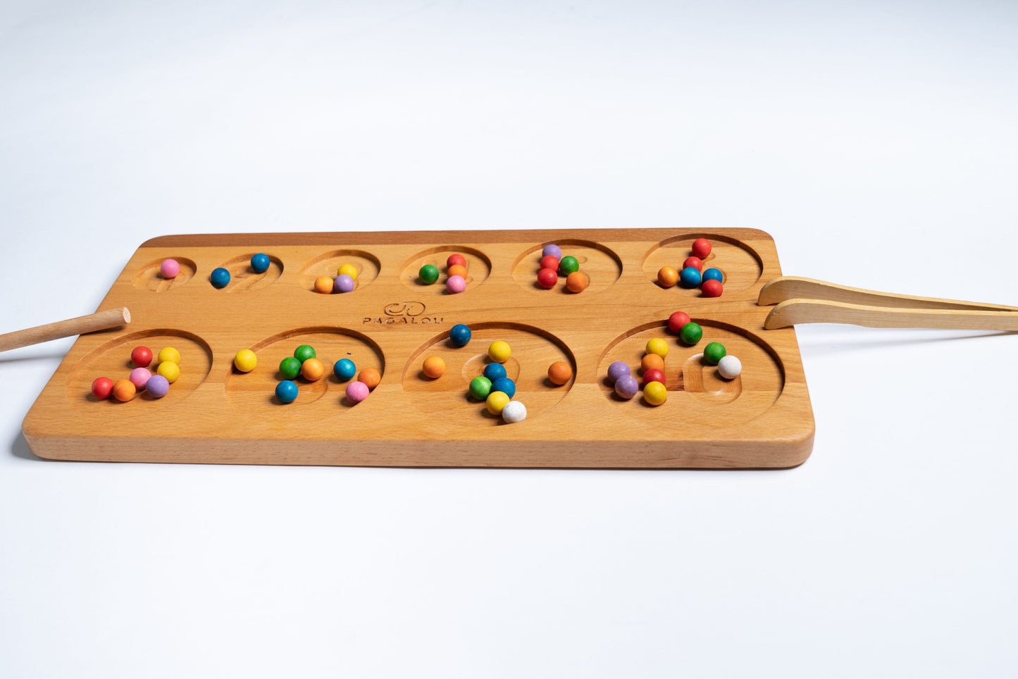 Pagalou 1 to 10 ascending, tracing, counting and sorting tray