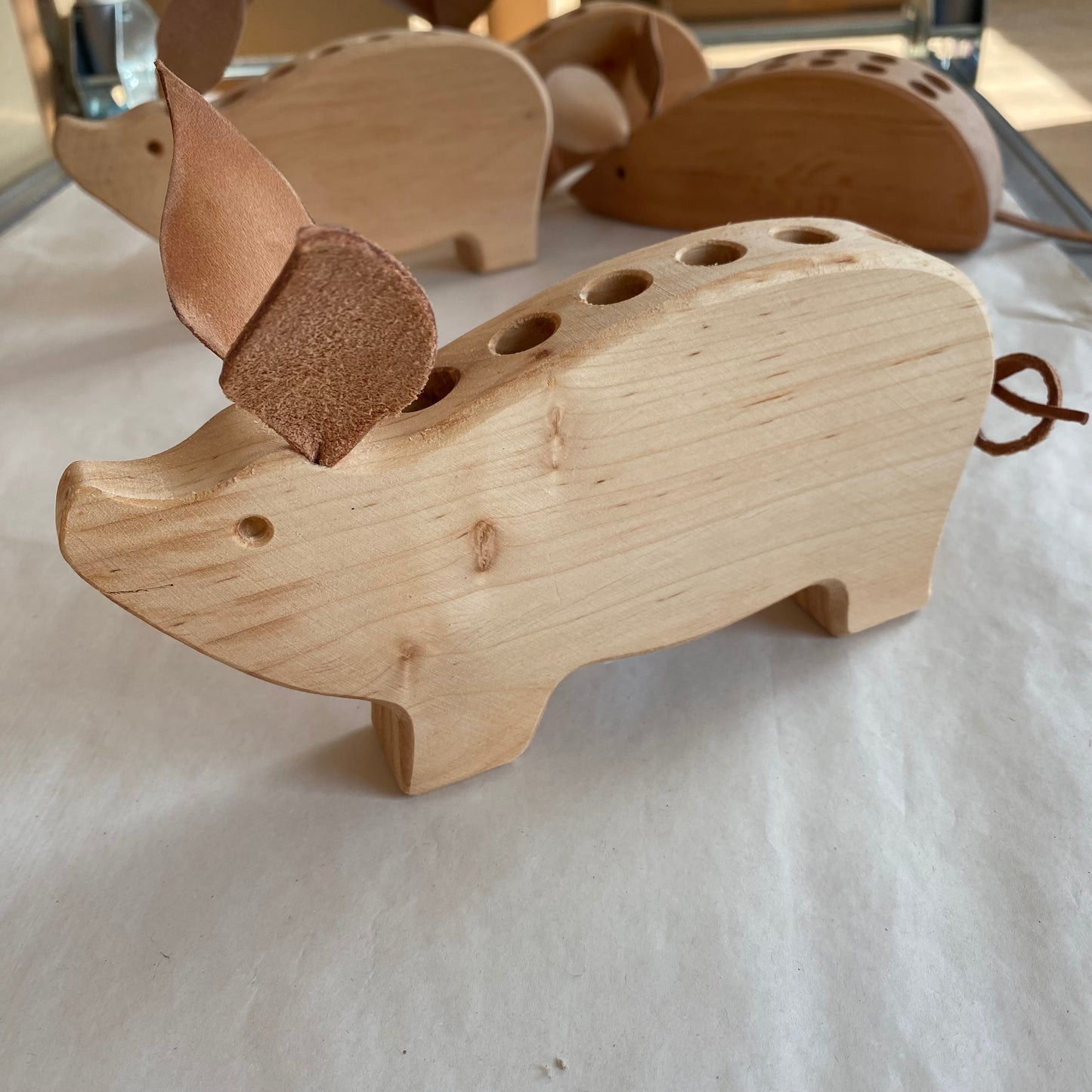 Dreiblaetter Pencilholder Pig