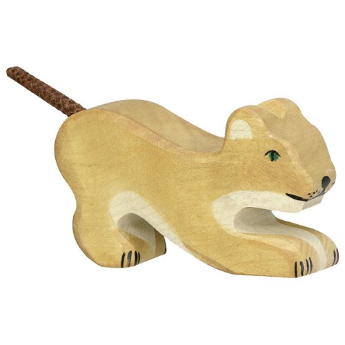 Holztiger 80142 Lion small sitting