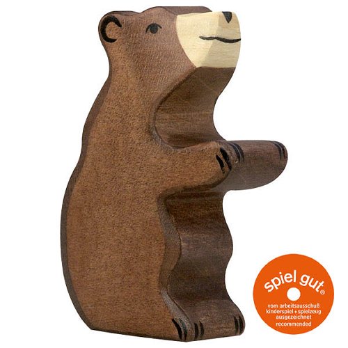 Holztiger 80186 Brown bear small standing